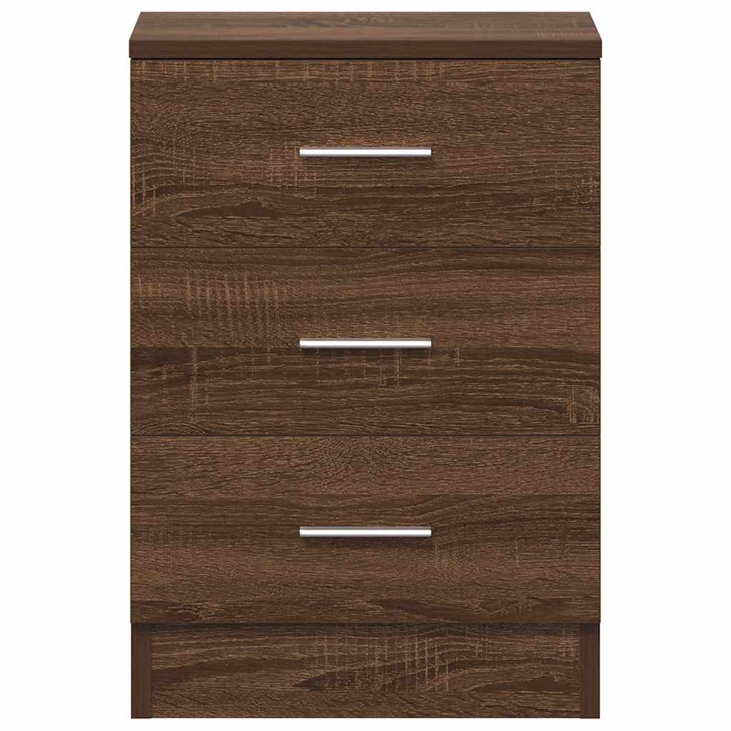 Nachttisch Braun Eichen-Optik 38x35x56 cm Holzwerkstoff
