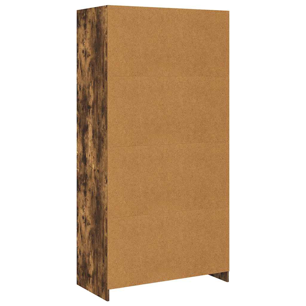 Kleiderschrank Räuchereiche 100x50x200 cm Holzwerkstoff