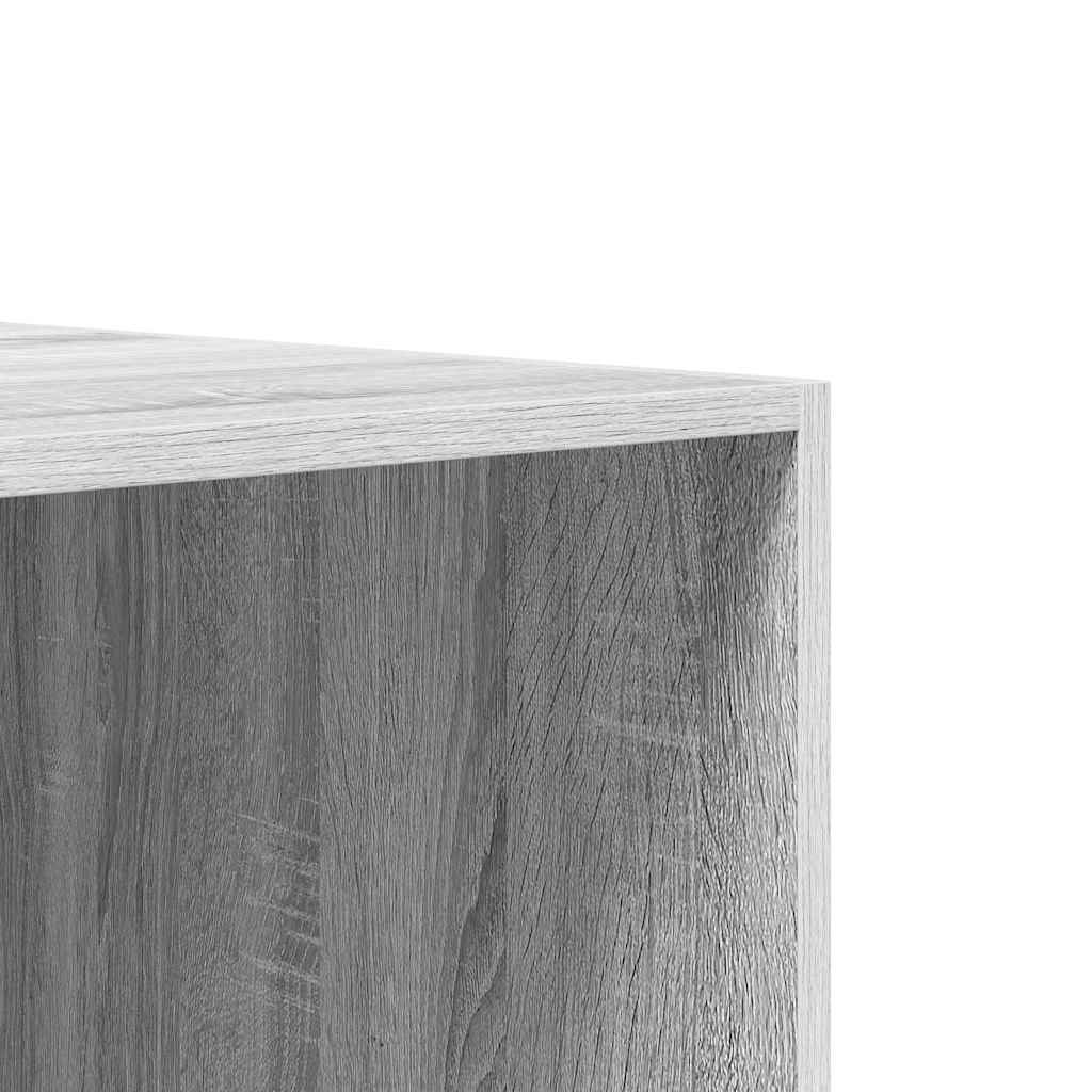 Kleiderschrank Grau Sonoma 100x50x200 cm Holzwerkstoff