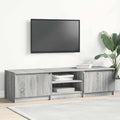 TV-Schrank Grau Sonoma 140x40x35,5 cm Holzwerkstoff