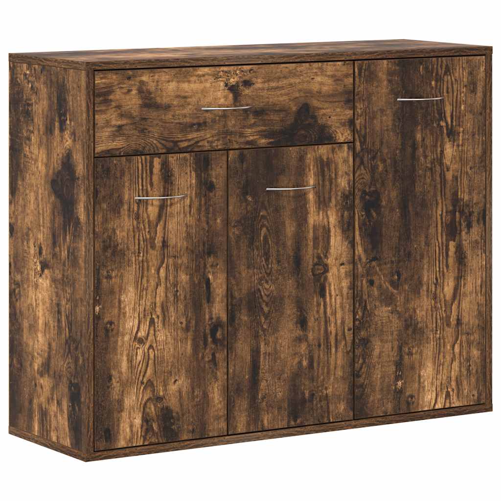 Sideboard Räuchereiche 88x30x70 cm Holzwerkstoff