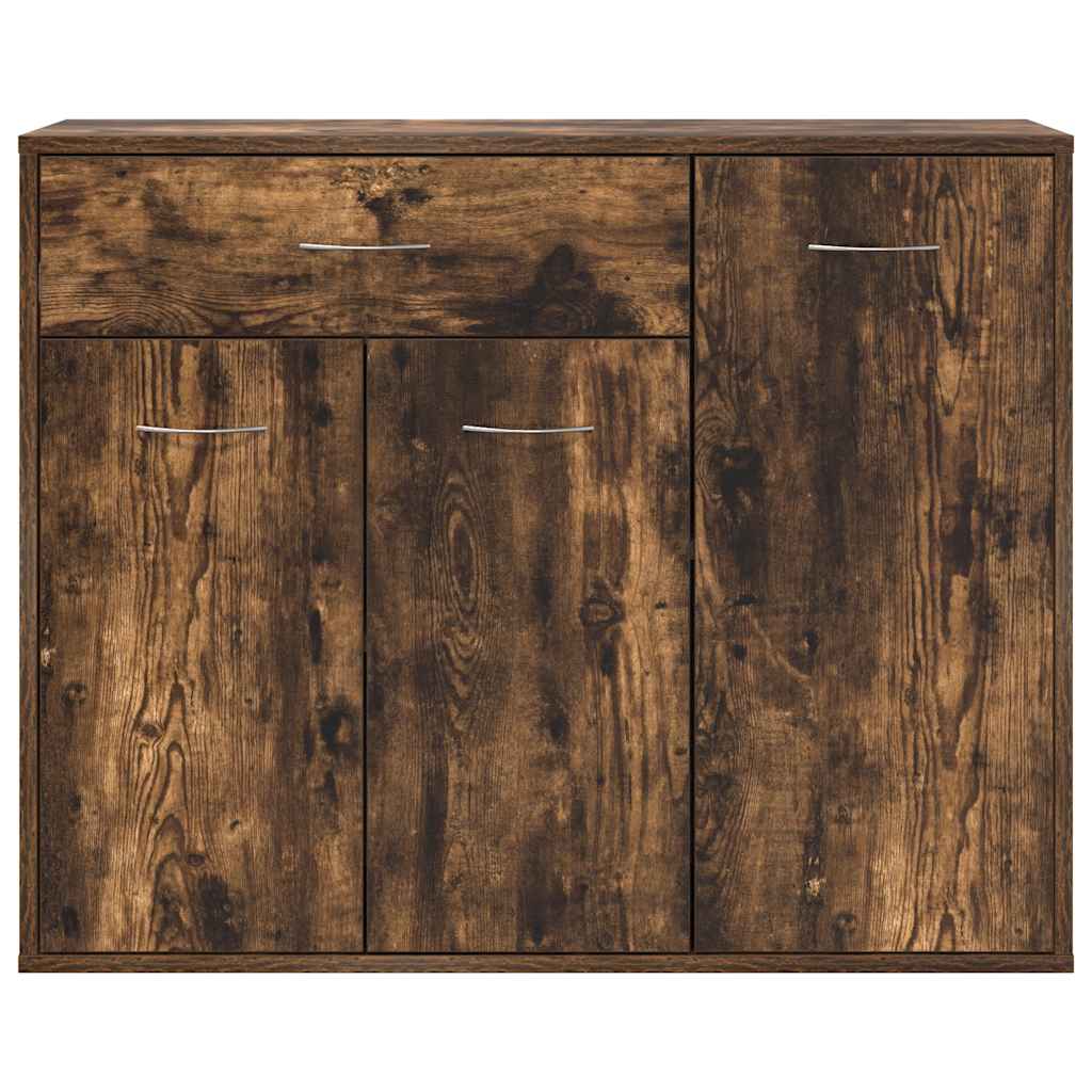 Sideboard Räuchereiche 88x30x70 cm Holzwerkstoff