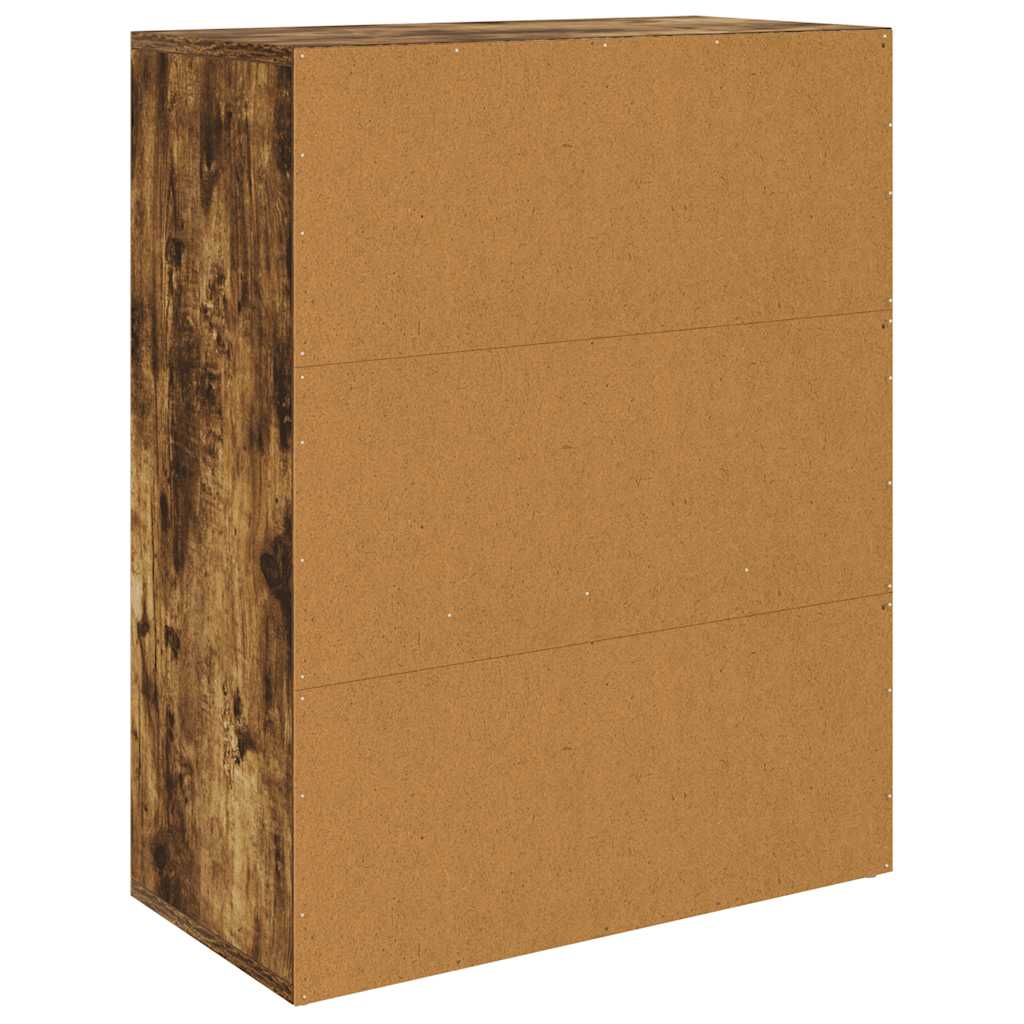 Sideboard Räuchereiche 60x30x75 cm Holzwerkstoff