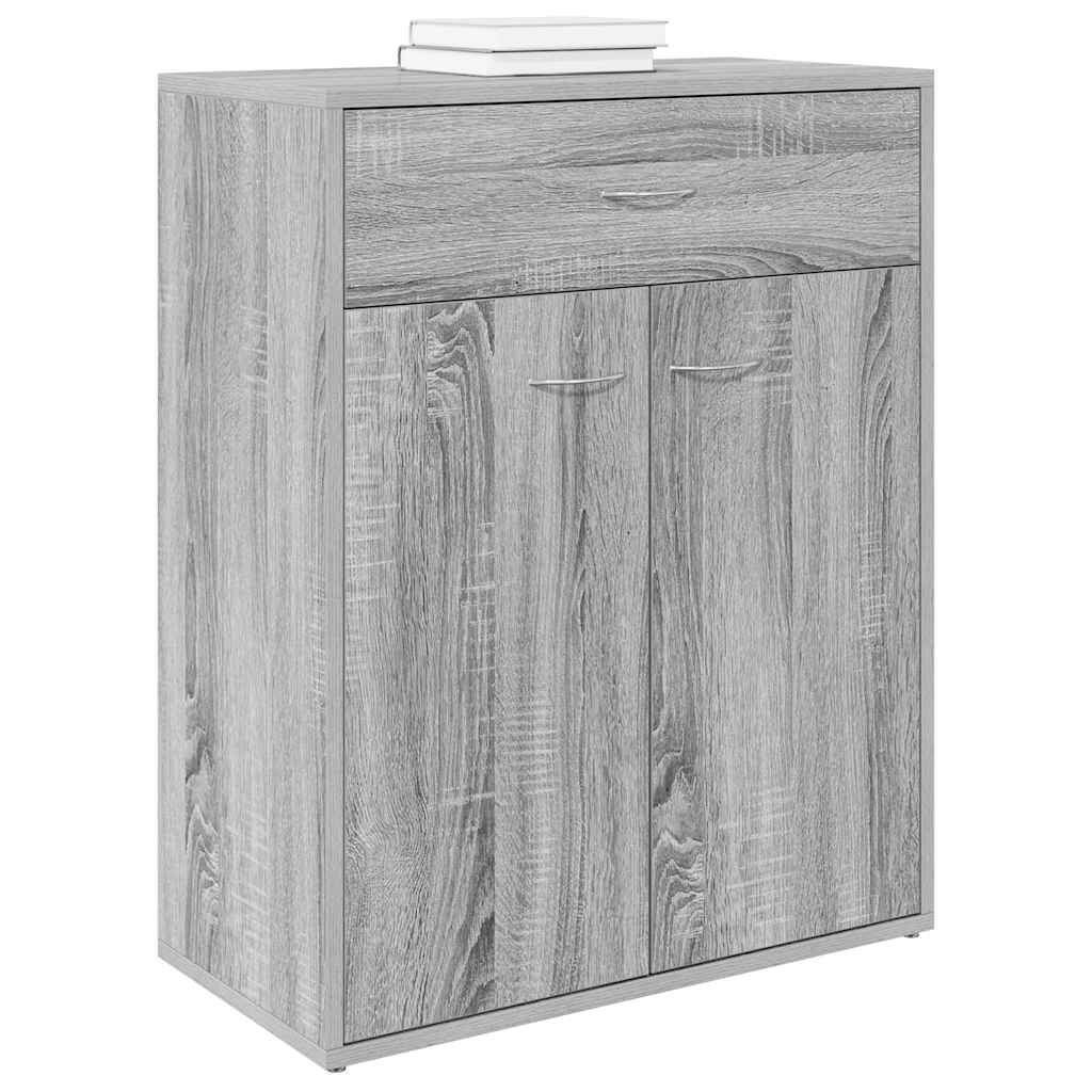 Sideboard Grau Sonoma 60x30x75 cm Holzwerkstoff