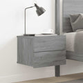 Nachttisch Grau Sonoma 40x30x30 cm Holzwerkstoff