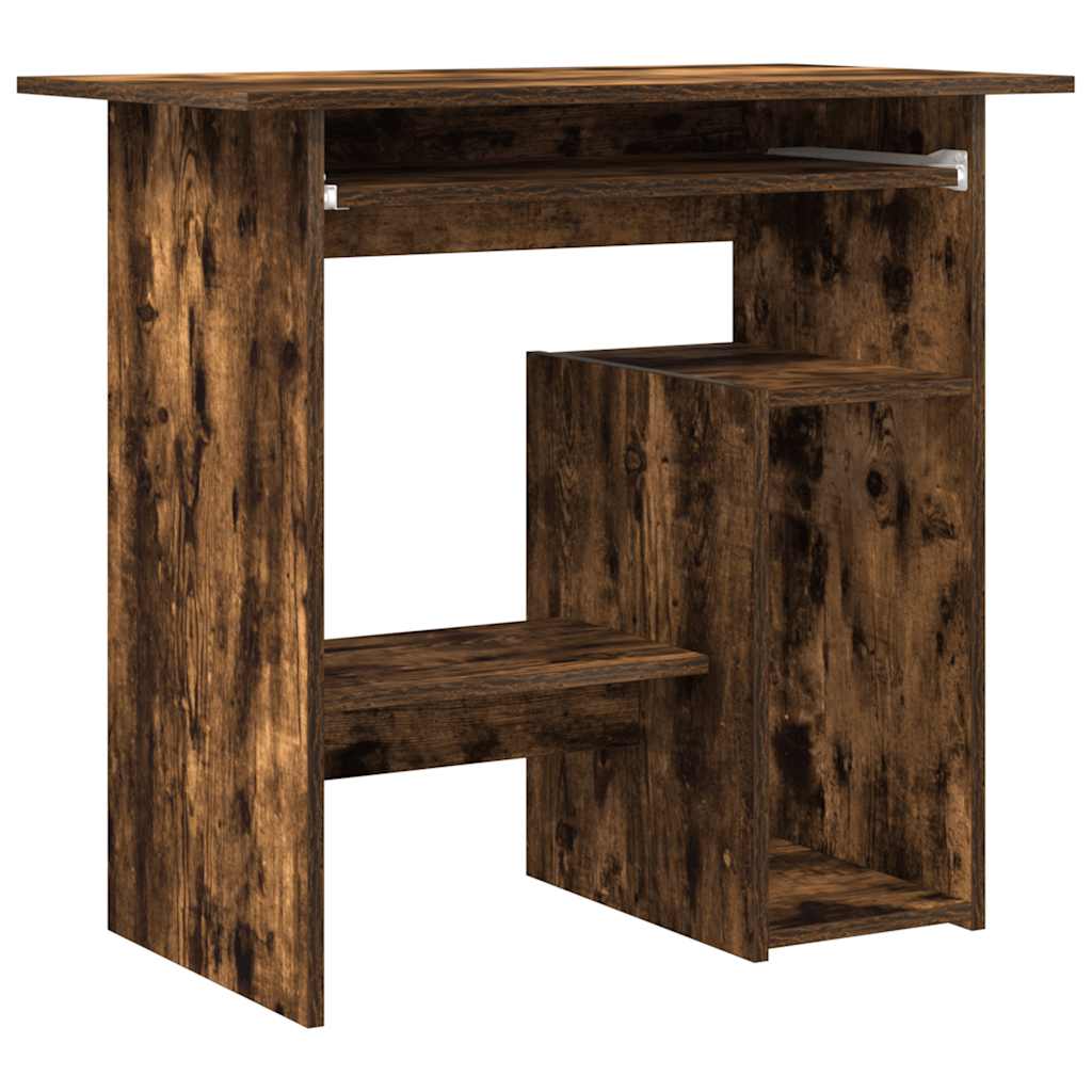 Schreibtisch Räuchereiche 80x45x74 cm Holzwerkstoff
