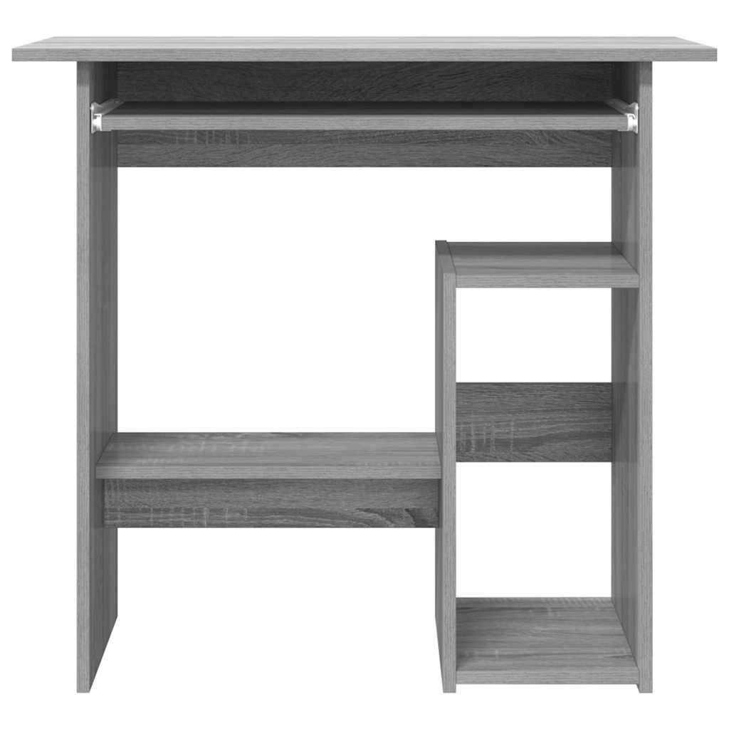 Schreibtisch Grau Sonoma 80x45x74 cm Holzwerkstoff