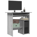 Schreibtisch Grau Sonoma 80x45x74 cm Holzwerkstoff
