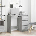 Schreibtisch Grau Sonoma 90x45x76 cm Holzwerkstoff