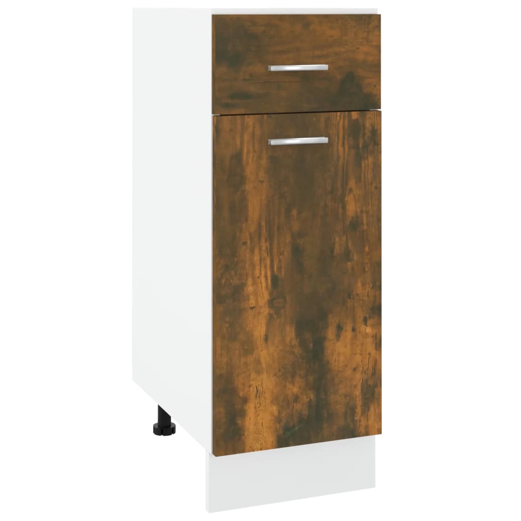 Unterschrank mit Schublade Lyon Räuchereiche 30x46x81,5 cm