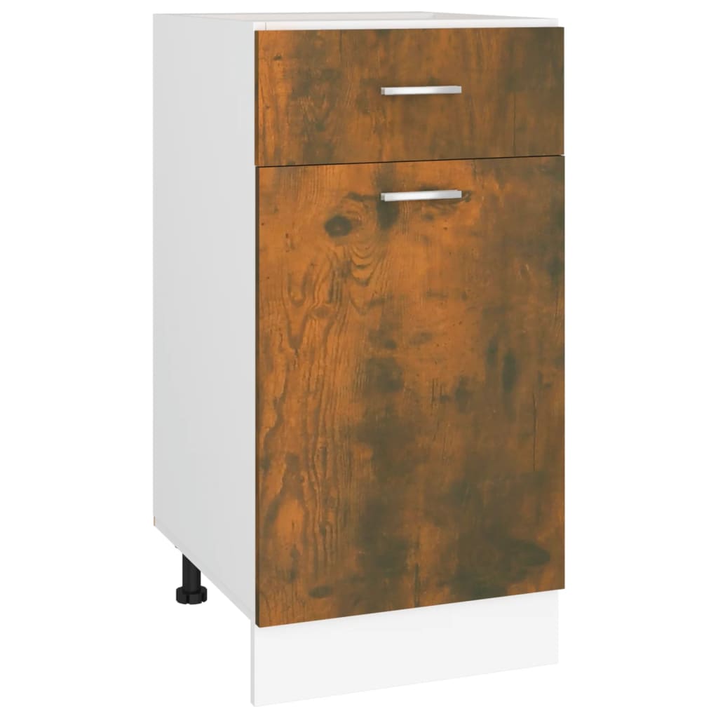 Unterschrank mit Schublade Lyon Räuchereiche 40x46x81,5 cm