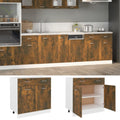 Unterschrank mit Schublade Lyon Räuchereiche 80x46x81,5 cm