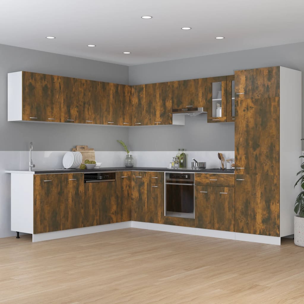 Küchenschrank Lyon Räuchereiche 75,5x75,5x81,5 cm Holzwerkstoff