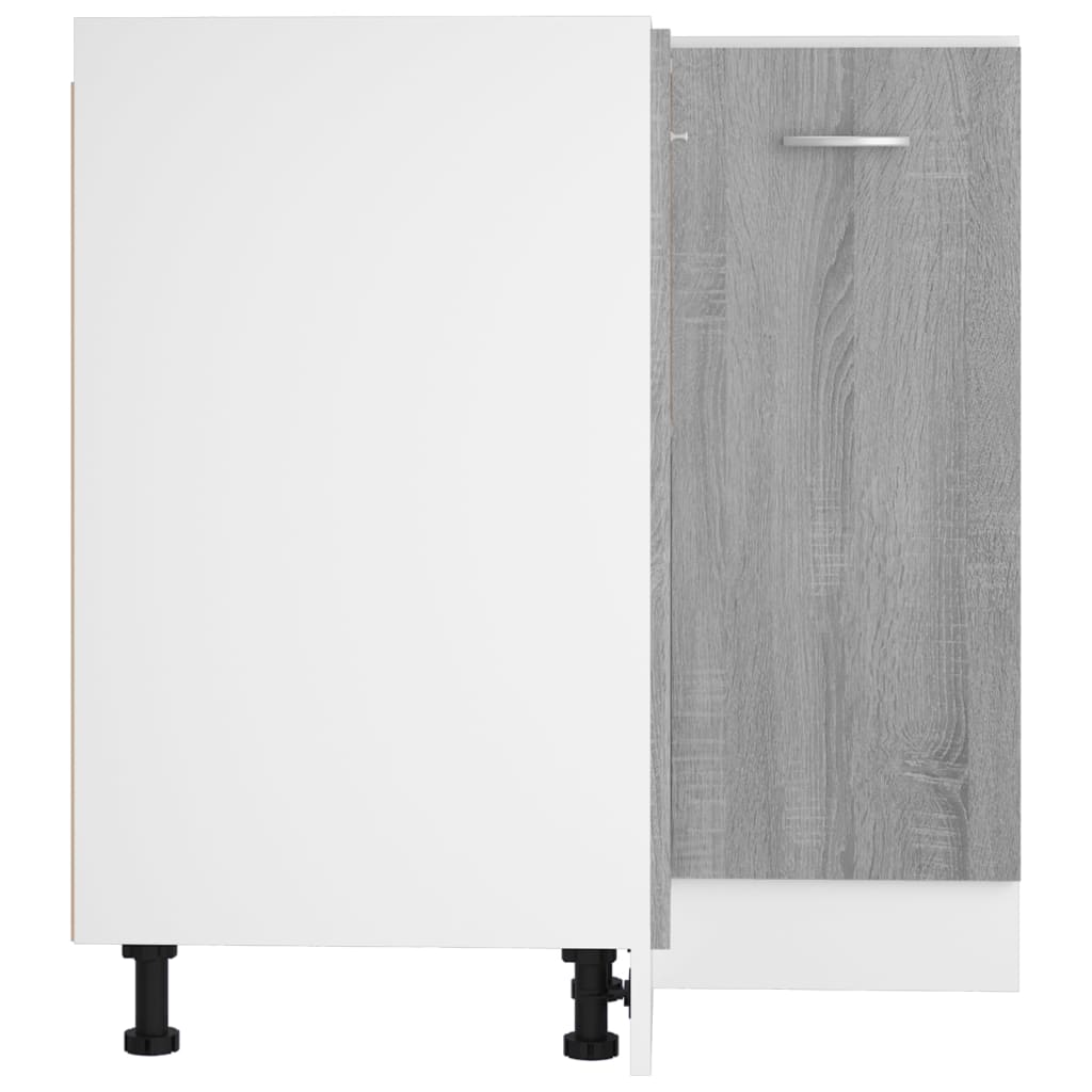 Küchenschrank Lyon Grau Sonoma 75,5x75,5x81,5 cm Holzwerkstoff