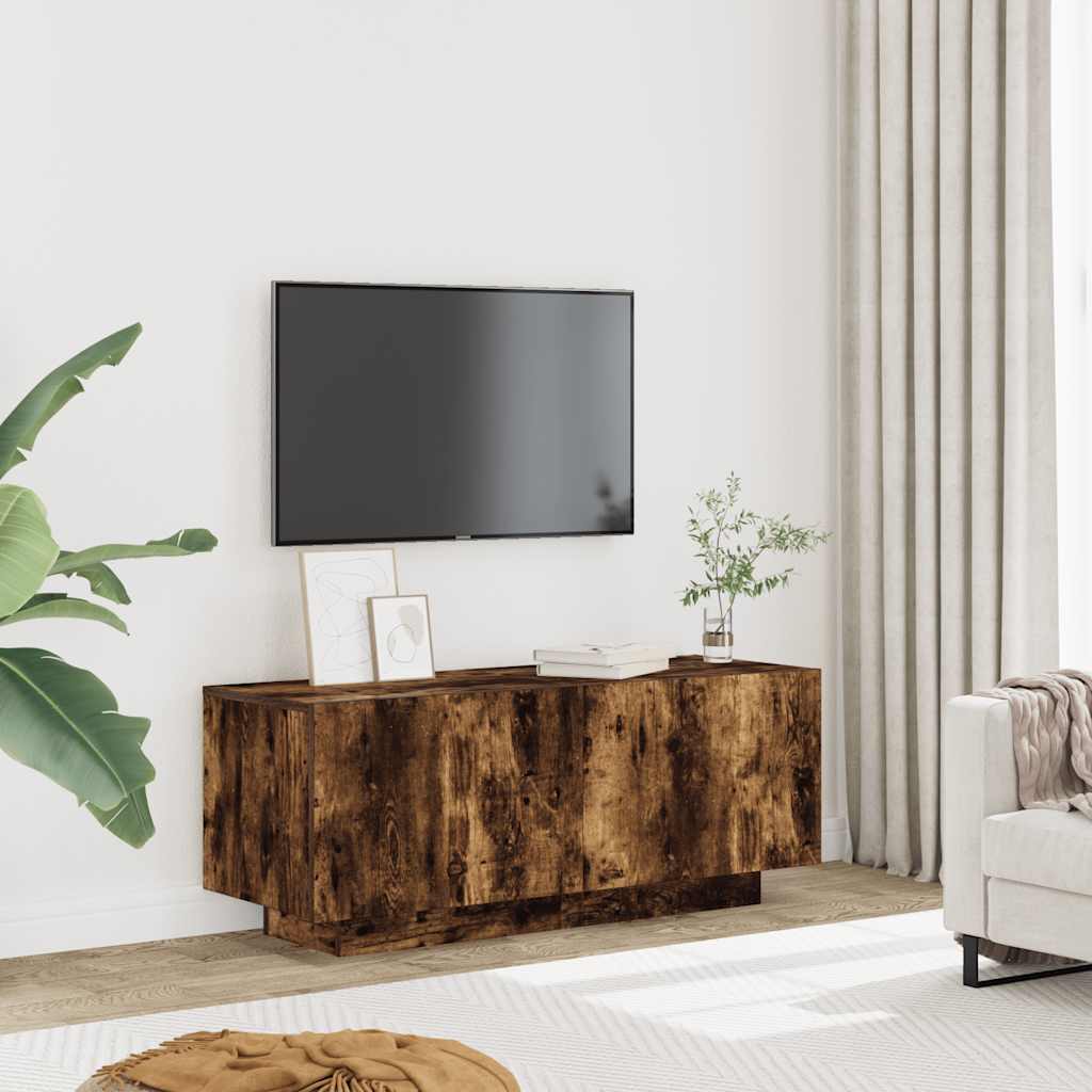 TV-Schrank Räuchereiche 100x35x40 cm Holzwerkstoff