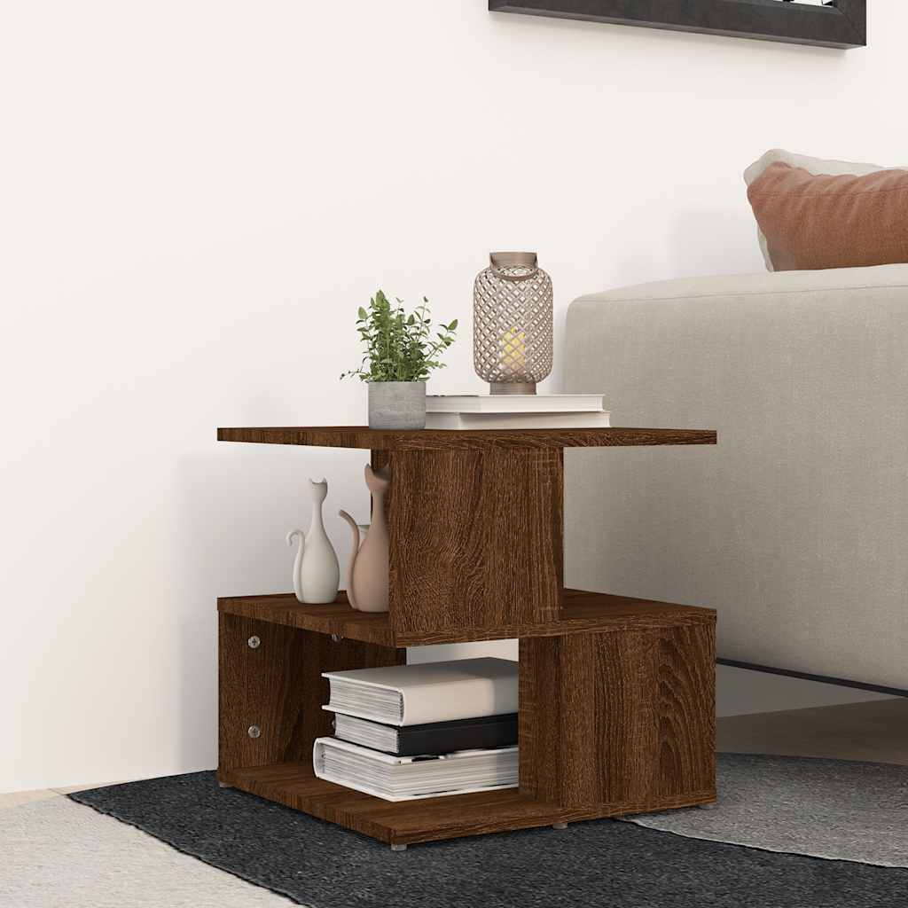 Beistelltisch Braun Eichen-Optik 40x40x40 cm Holzwerkstoff