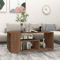 Couchtisch Braun Eichen-Optik 100x50x40 cm Holzwerkstoff