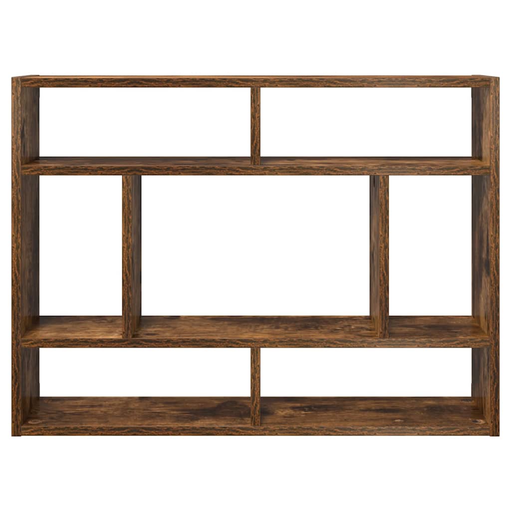 Wandregal Räuchereiche 75x16x55 cm Holzwerkstoff