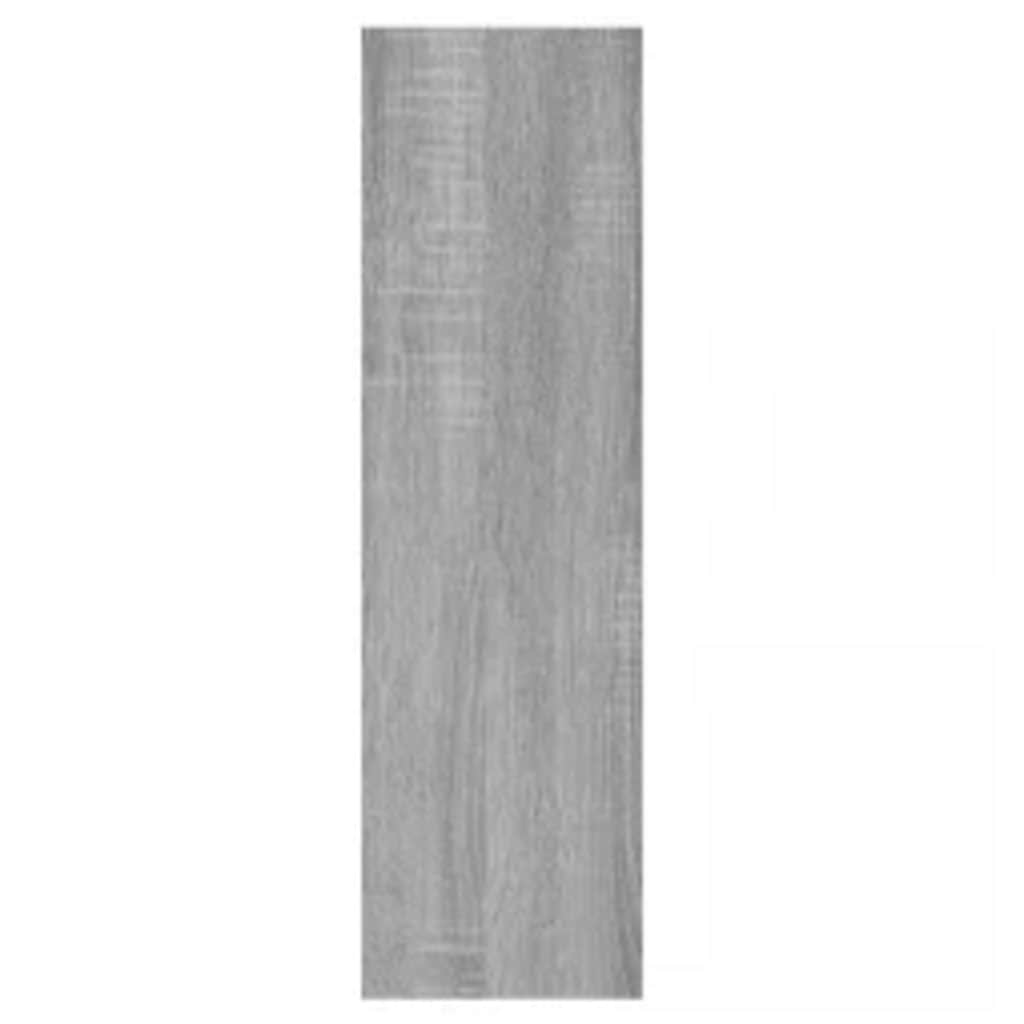 Wandregal Grau Sonoma 75x16x55 cm Holzwerkstoff