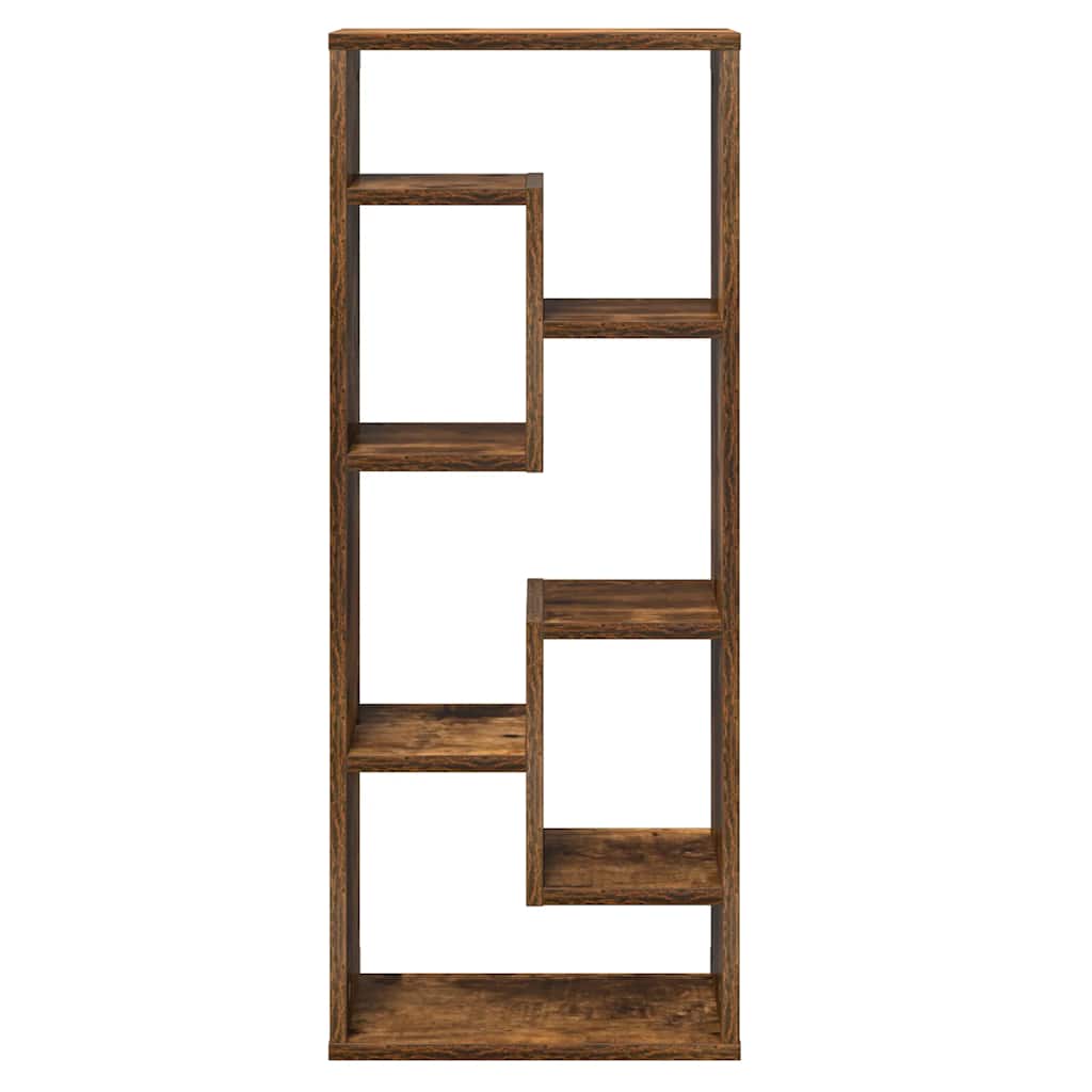 Wandregal Räuchereiche 36x16x90 cm Holzwerkstoff