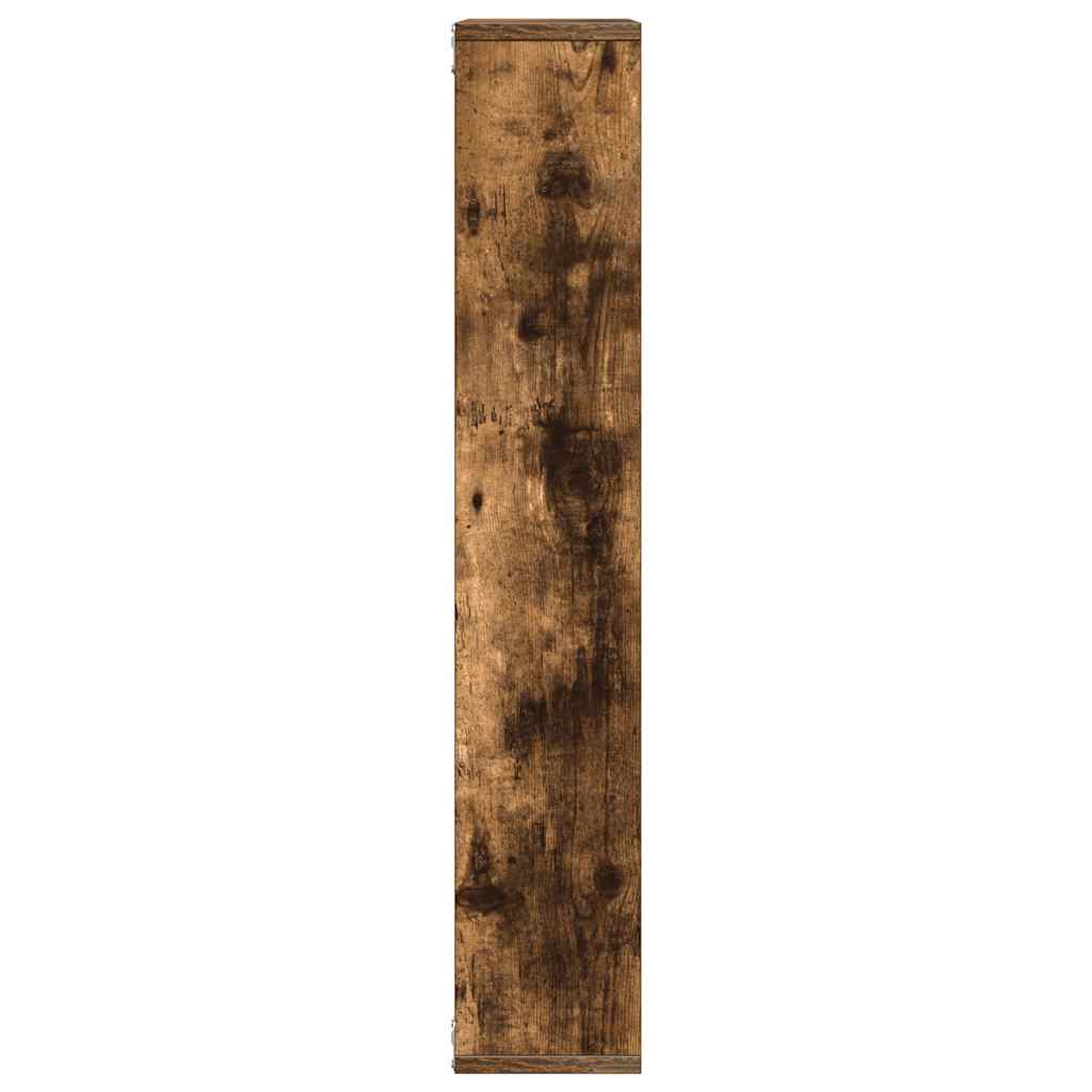 Wandregal Räuchereiche 36x16x90 cm Holzwerkstoff
