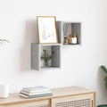 Wandregale 2 pcs Graues Sonoma 26 x 15 x 26 cm Holzwerkstoff