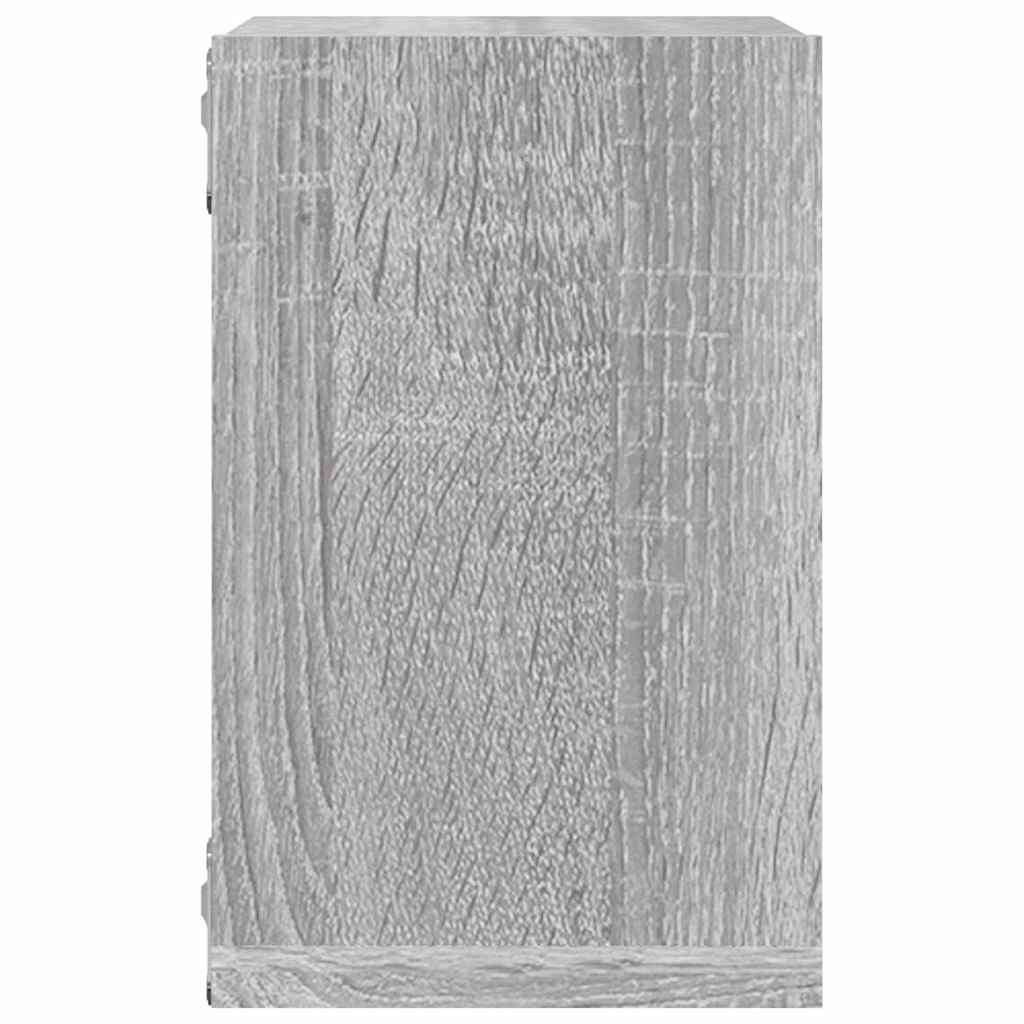 Wandregale 4 pcs Graues Sonoma 26 x 15 x 26 cm Holzwerkstoff