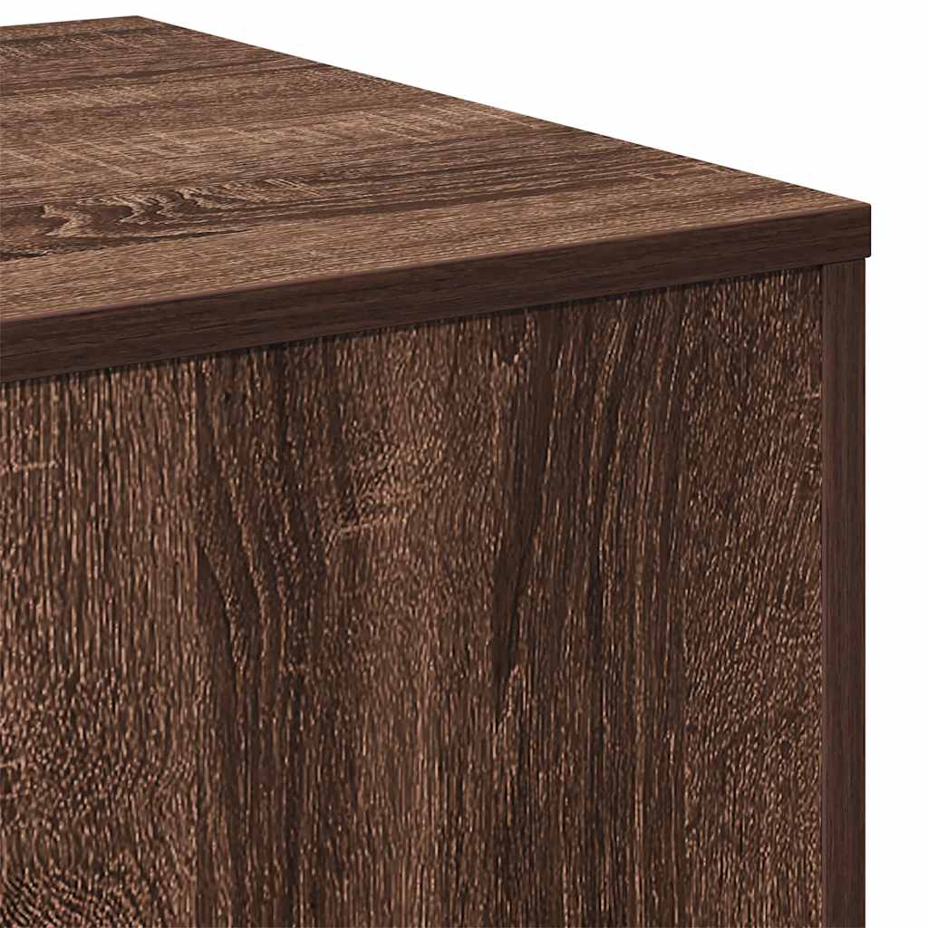 Beistelltische 3 Stk. Braun Eichen-Optik Holzwerkstoff