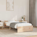 Massivholzbett ohne Matratze 75x190 cm