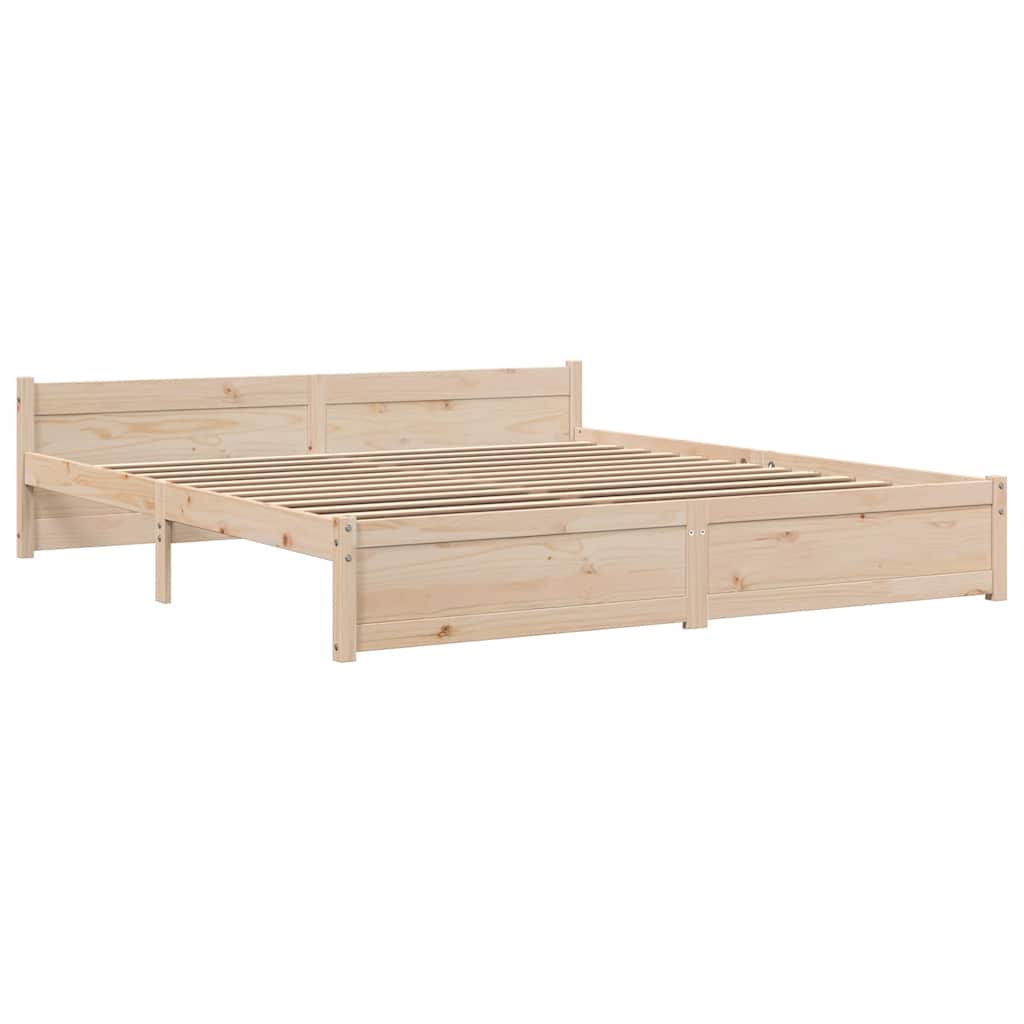 Massivholzbett ohne Matratze 200x200 cm