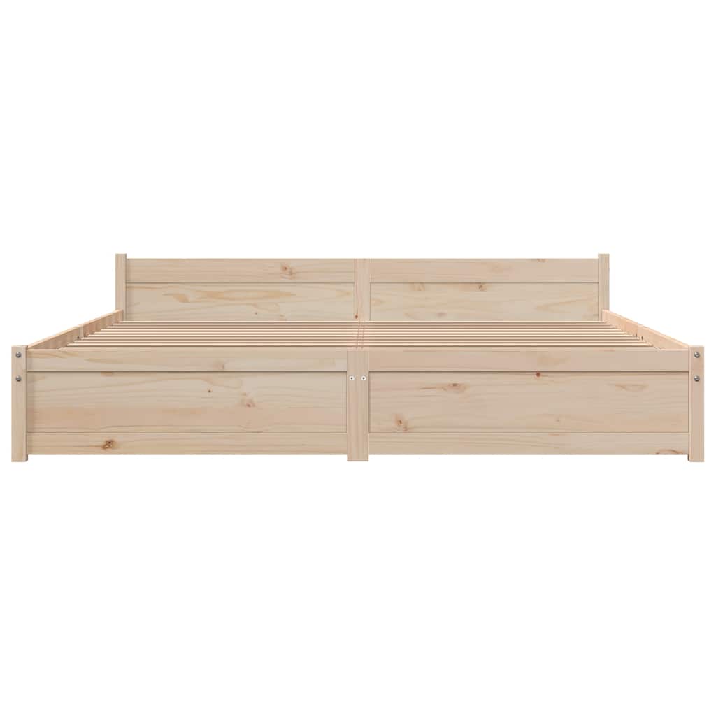 Massivholzbett ohne Matratze 200x200 cm