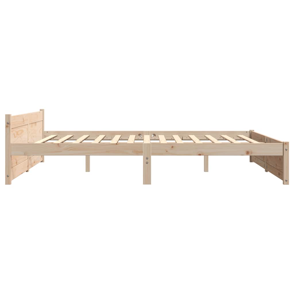 Massivholzbett ohne Matratze 200x200 cm