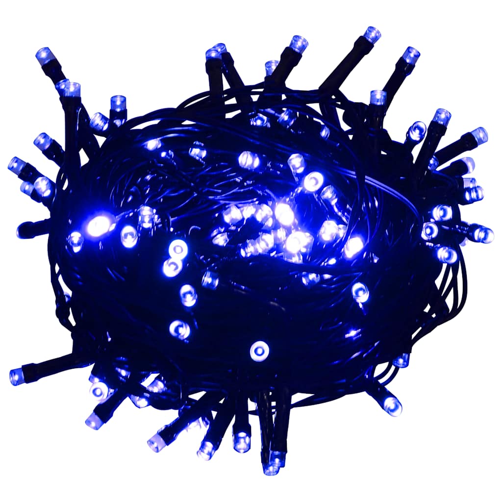 LED-Lichterkette mit 300 LEDs Blau 30 m PVC