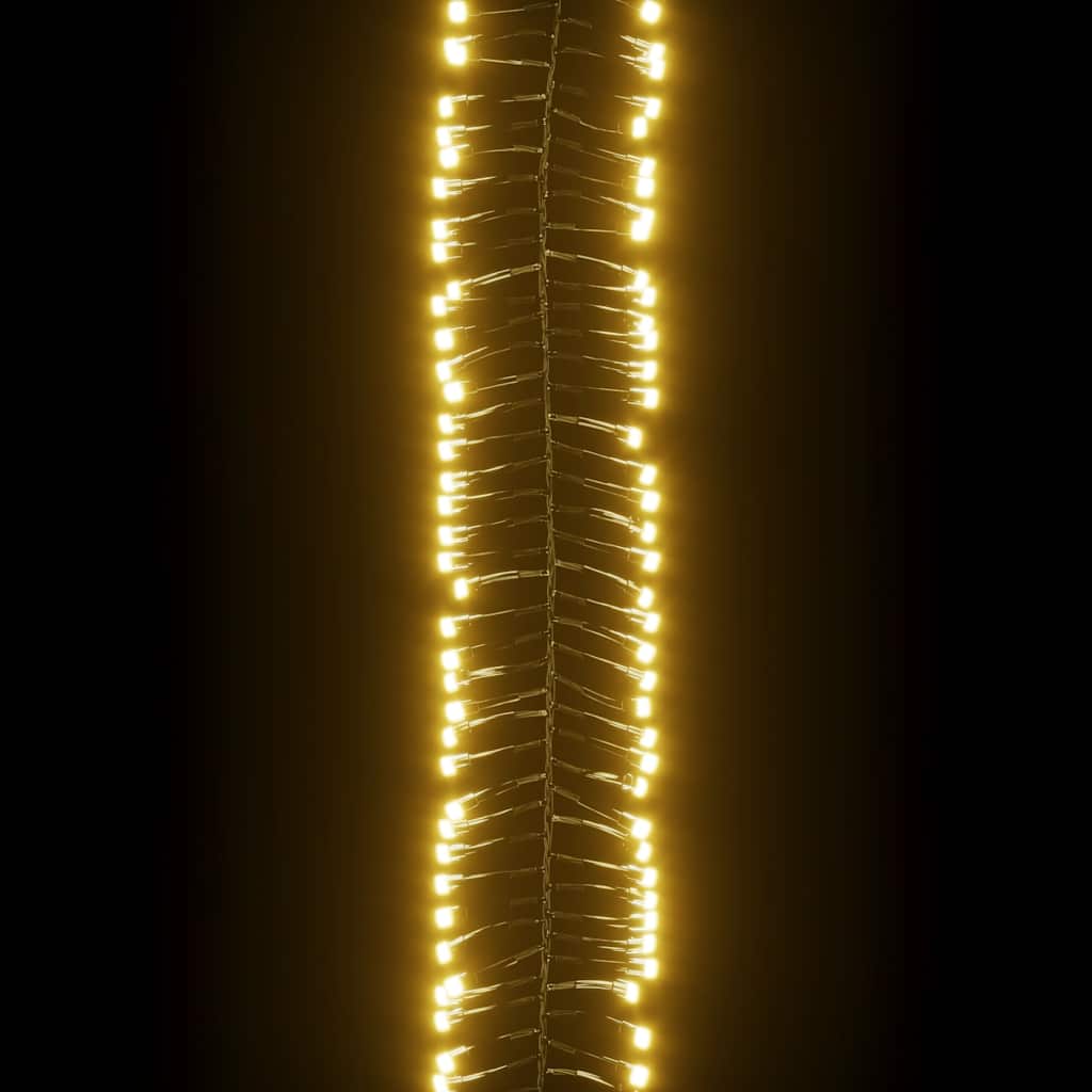 LED-Lichterkette mit 400 LEDs Warmweiß PVC