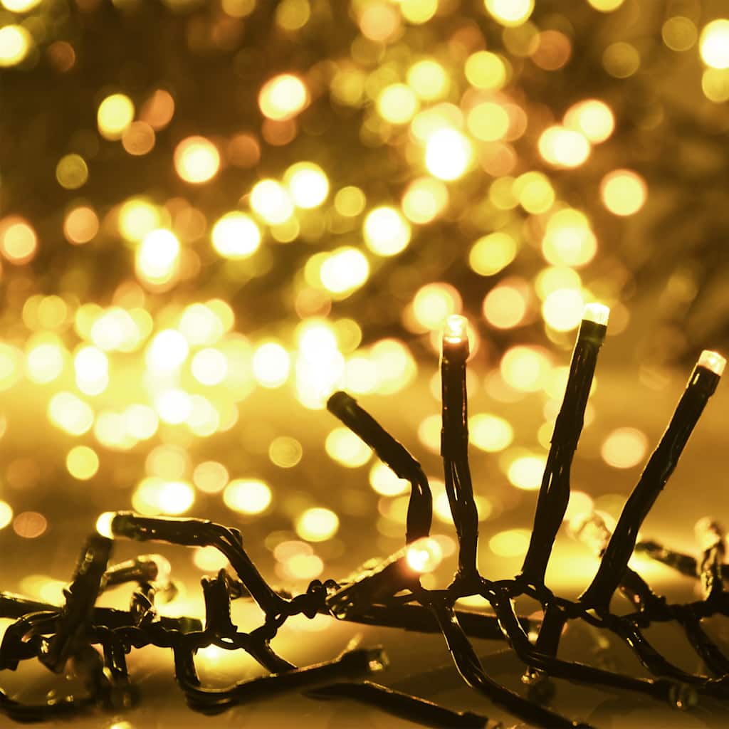 LED-Lichterkette mit 2000 LEDs Warmweiß PVC