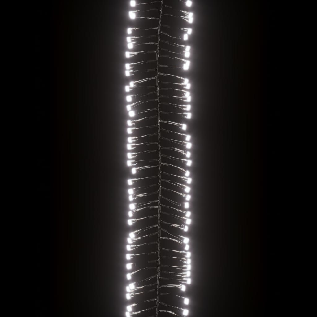 LED-Lichterkette mit 2000 LEDs Kaltweiß PVC