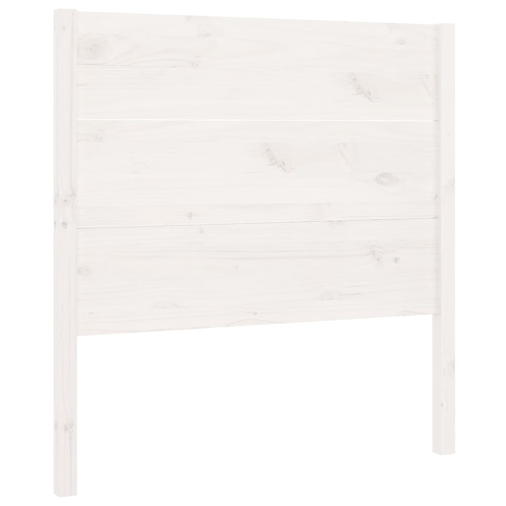 Kopfteil Weiß 106x4x100 cm Massivholz Kiefer