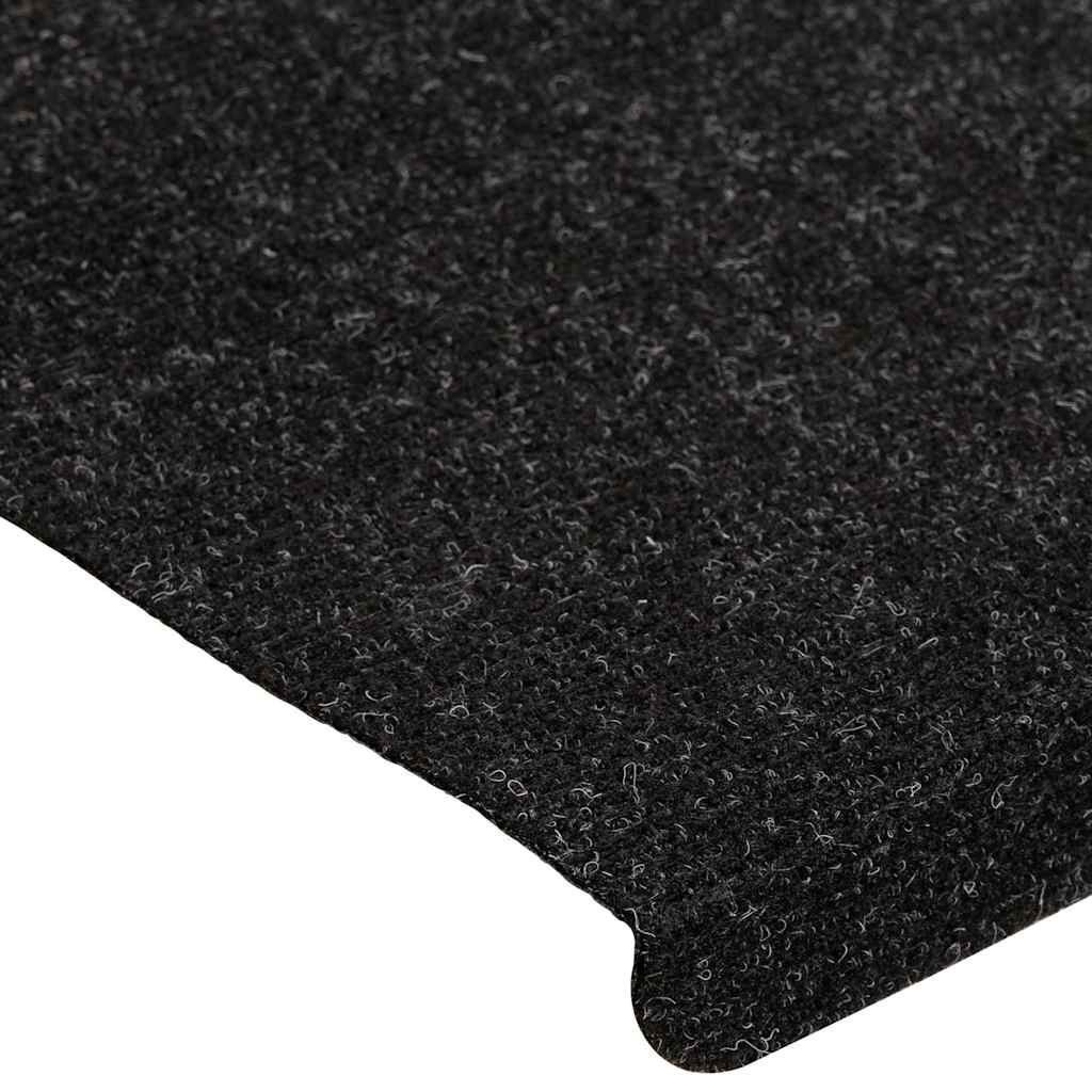 Stufenmatten Selbstklebend 15 Stk. 65x24,5x3,5 cm Anthrazit