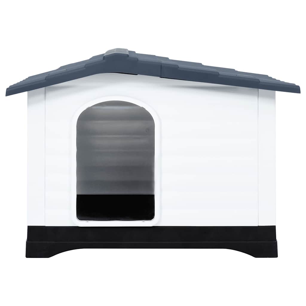 Hundehütte Grau 90,5 x 68 x 66 cm Polypropylen