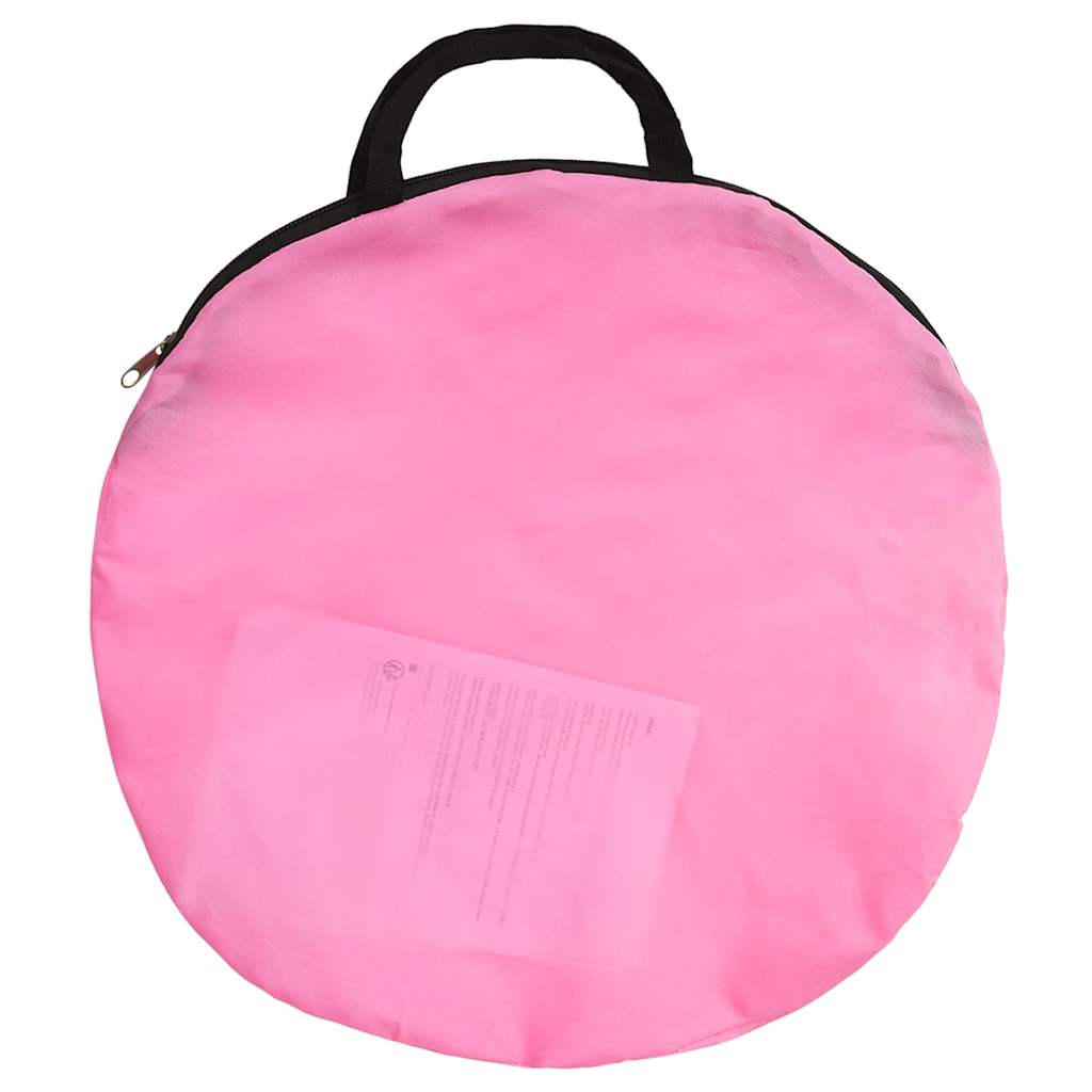 Kinder-Spielzelt mit 250 Bällen Rosa 70x112x70 cm