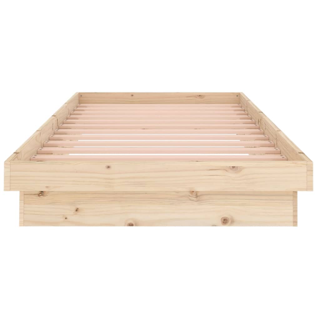 Massivholzbett 90x200 cm