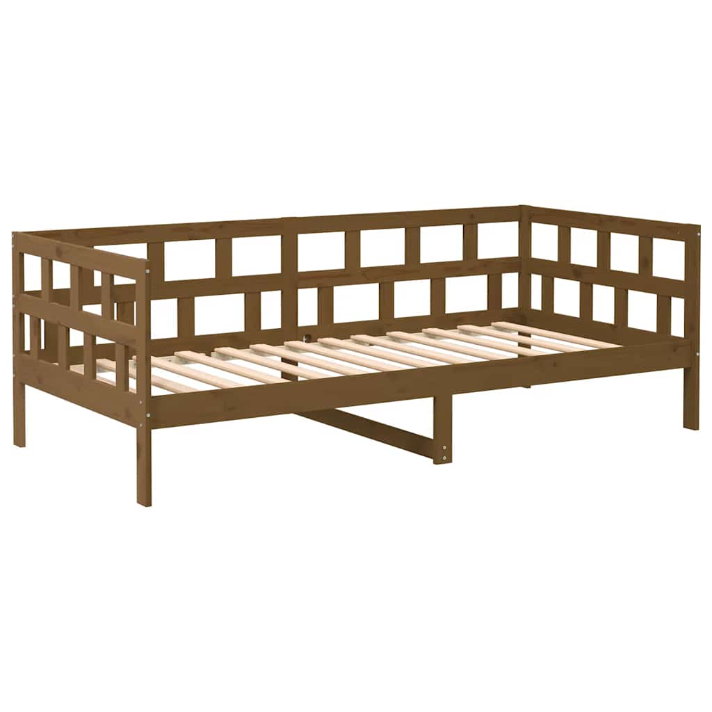 Tagesbett Honigbraun Massivholz Kiefer 80x200 cm