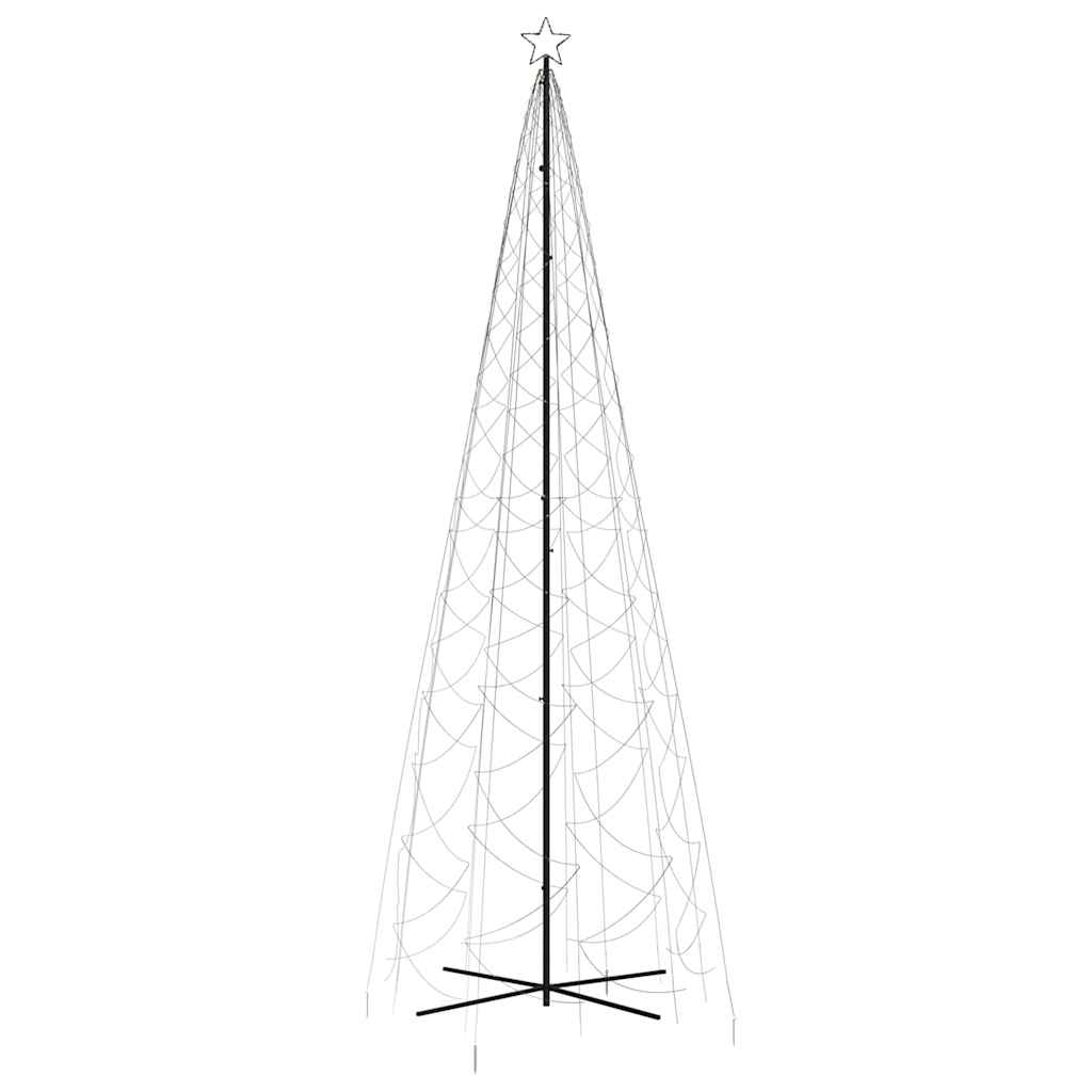 LED-Weihnachtsbaum Kegelform Warmweiß 1400 LEDs 160x500 cm