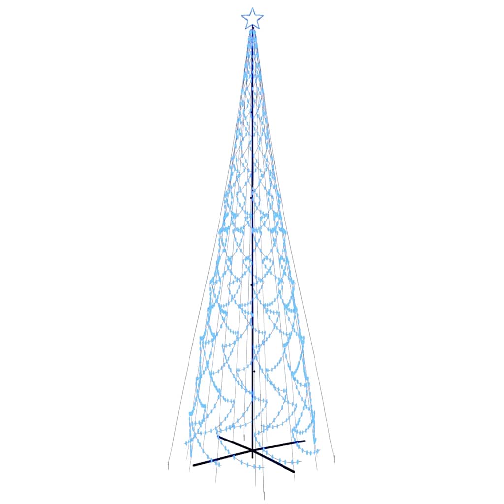 LED-Weihnachtsbaum Kegelform Blau 3000 LEDs 230x800 cm
