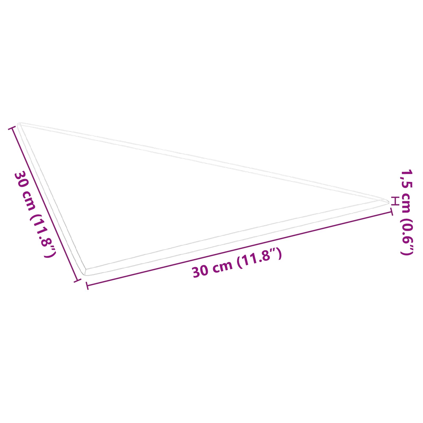 Wandkopfteilen 12 pcs Rosa Samt