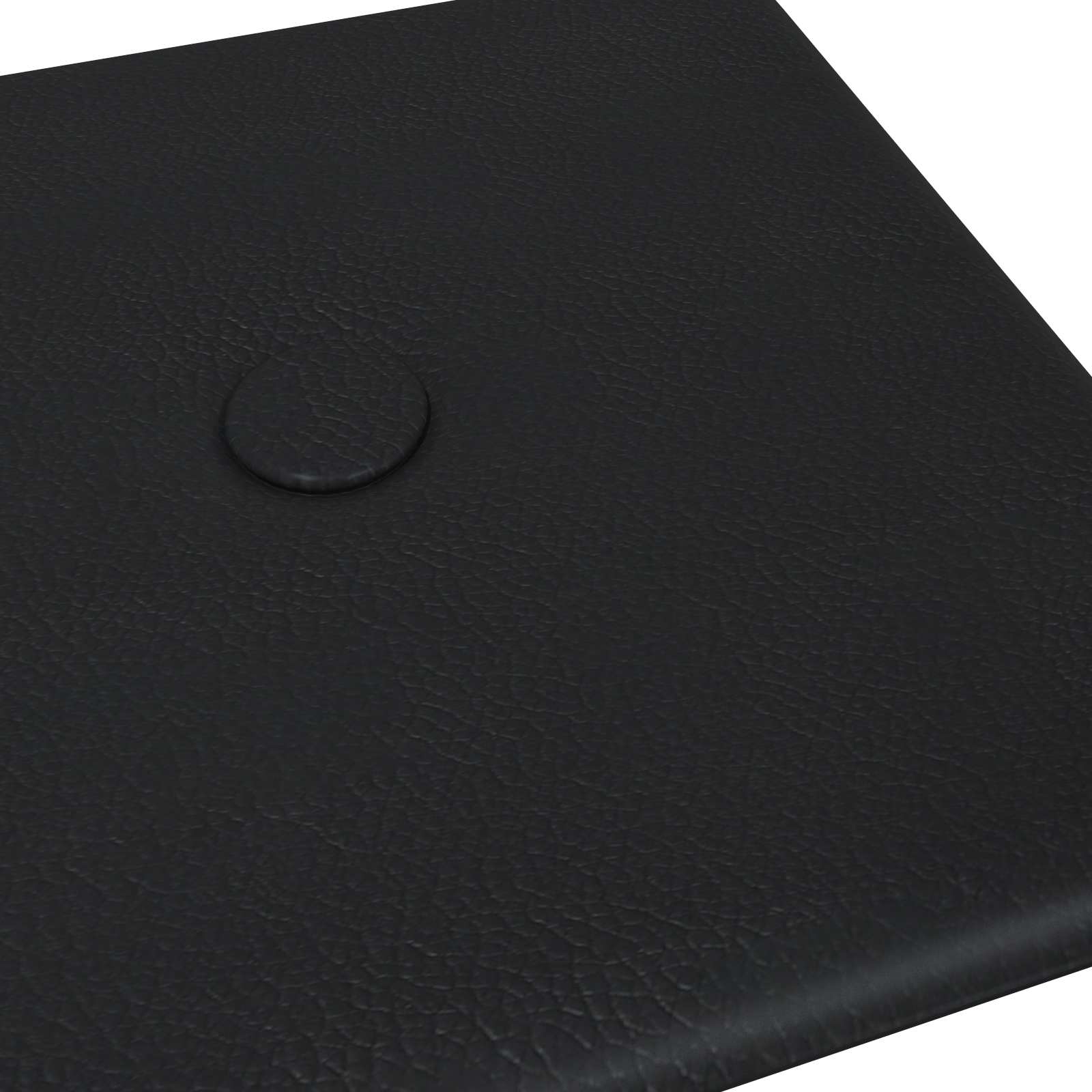 Wandkopfteilen 12 pcs Schwarz 30 x 15 cm Kunstleder