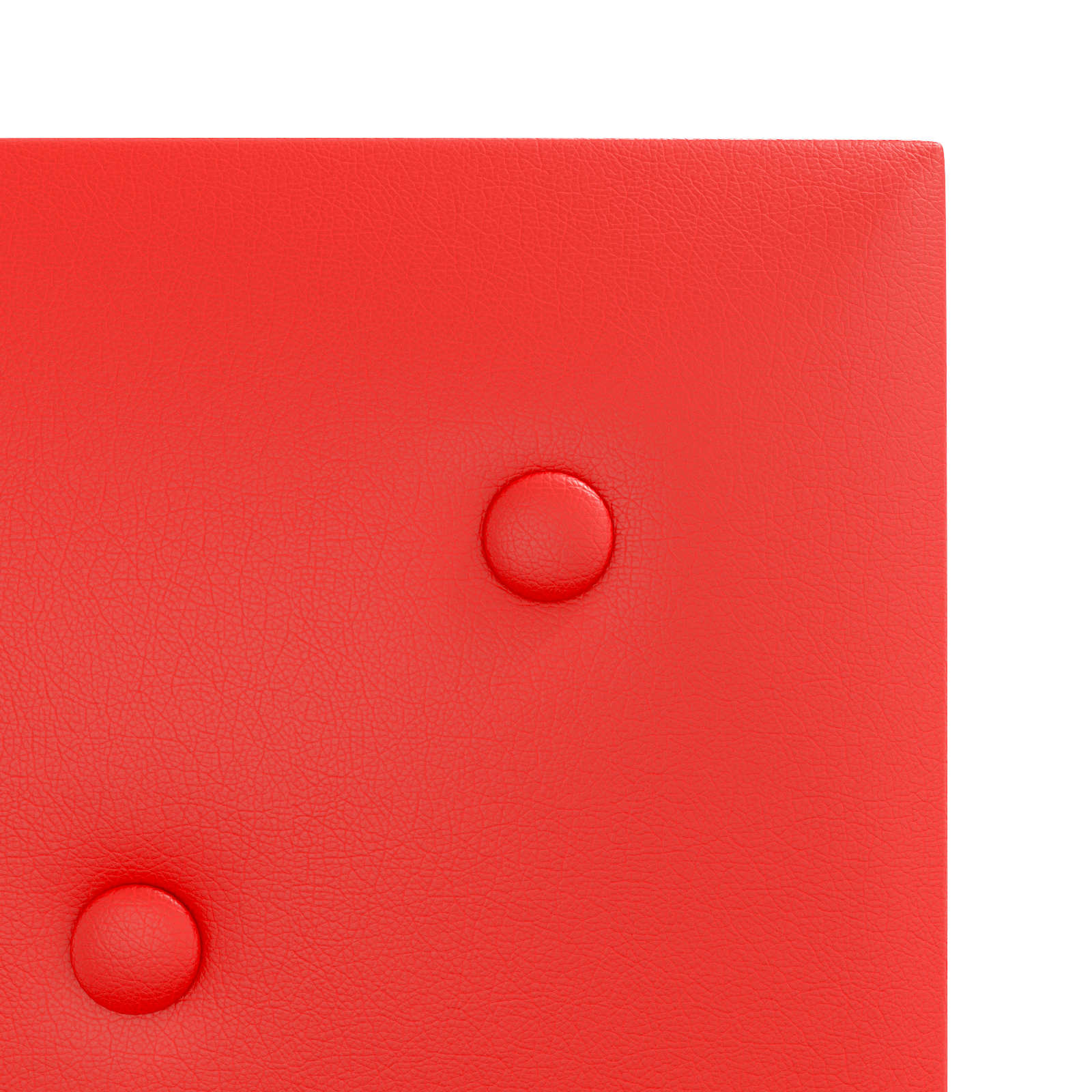 Wandkopfteilen 12 pcs Rot 30 x 30 cm Kunstleder