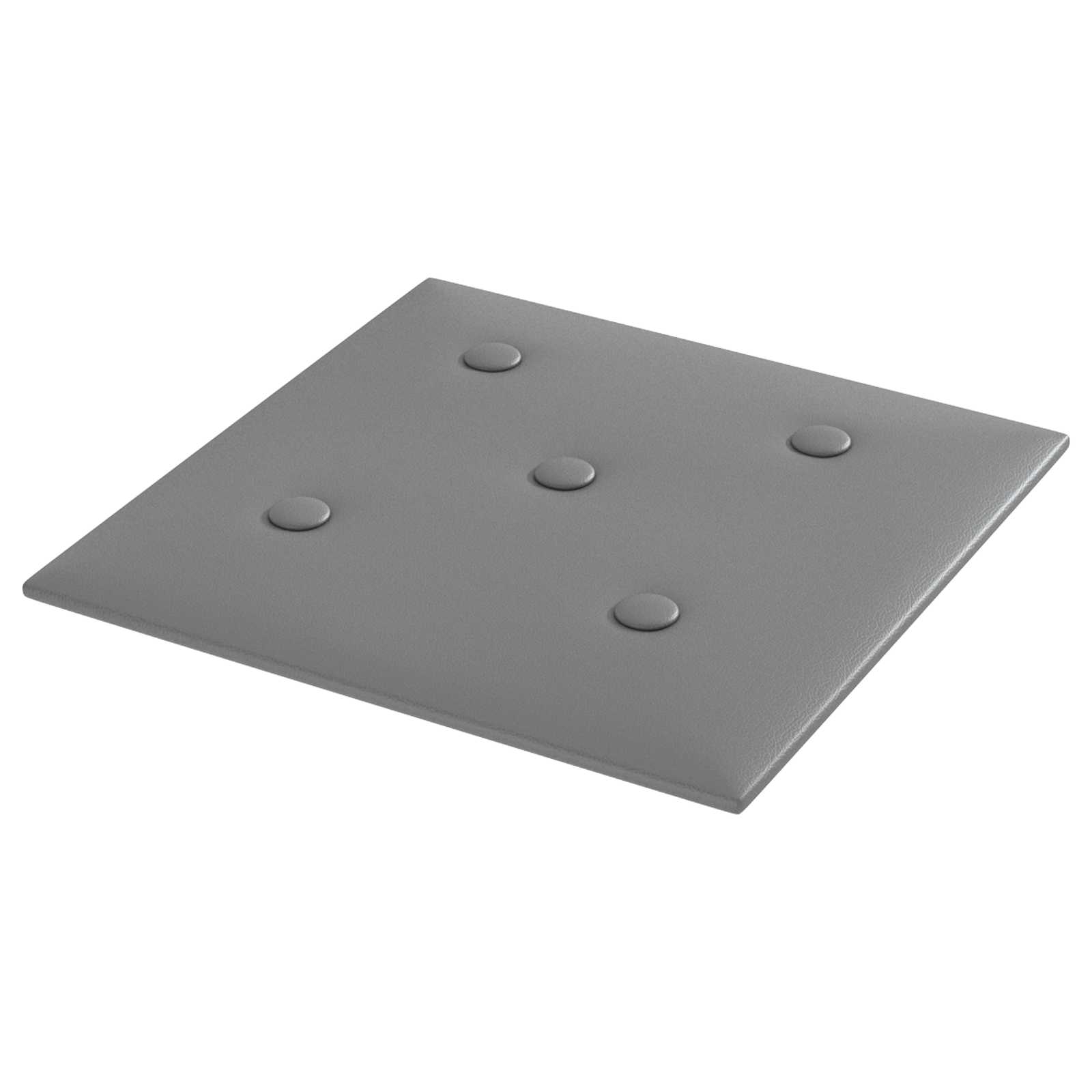 Wandkopfteilen 12 pcs Grau 30 x 30 cm Kunstleder