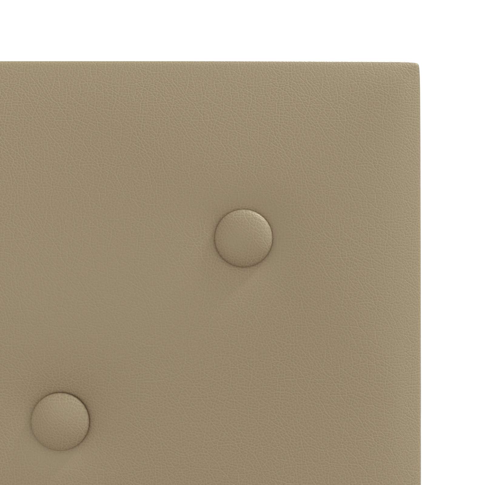 Wandkopfteilen 12 pcs Cappuccino 30 x 30 cm Kunstleder