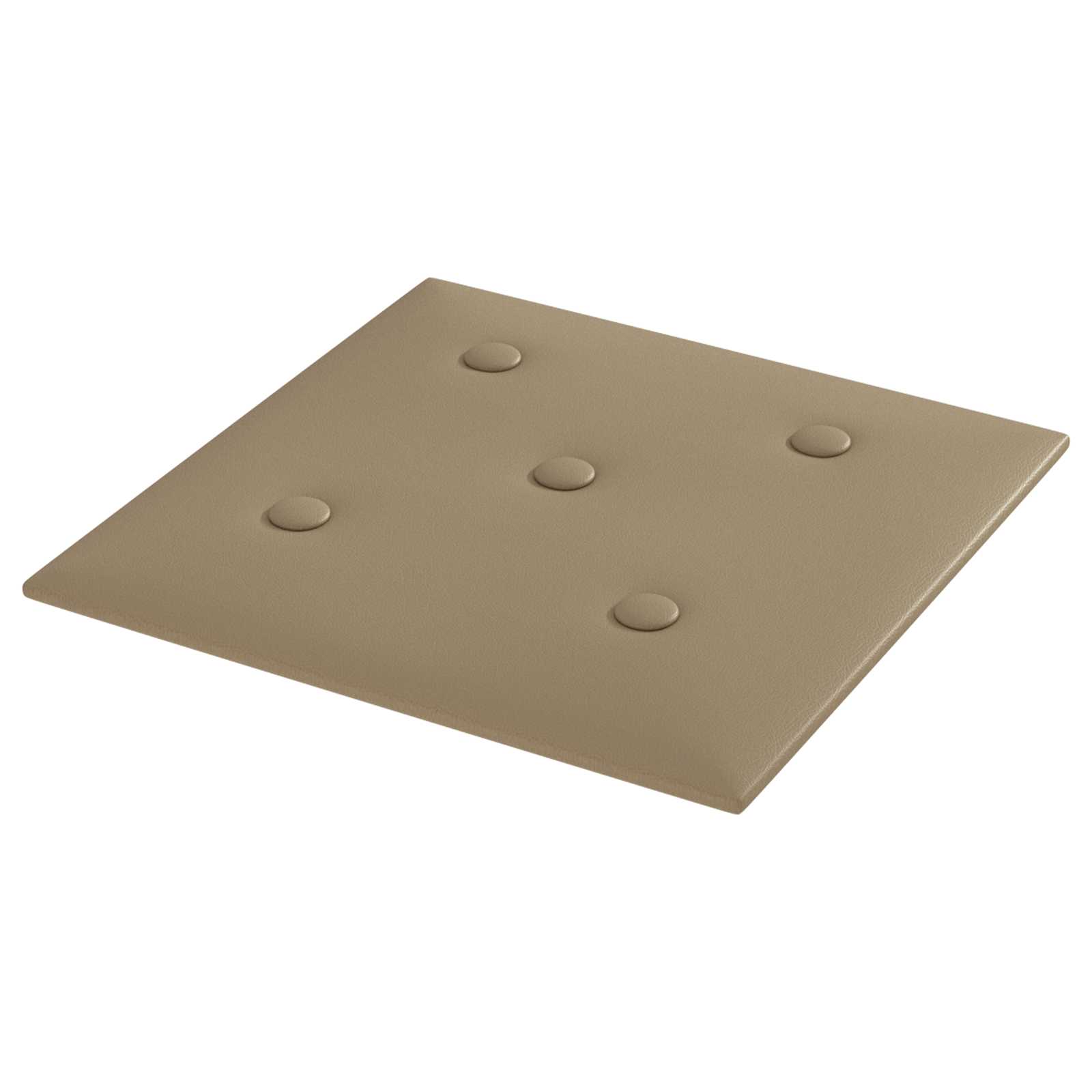 Wandkopfteilen 12 pcs Cappuccino 30 x 30 cm Kunstleder